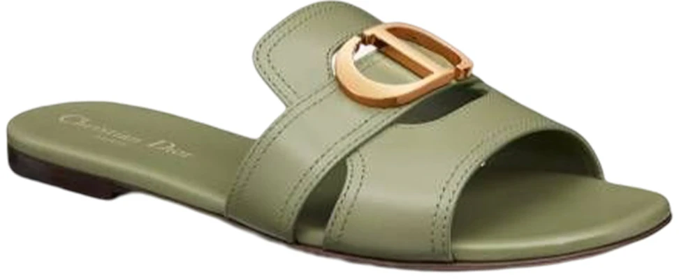 (W) Dior 30 Montaigne Slide 'Hijau' KCQ266VEA_S63H Lookbook (W) Dior 30 Montaigne Slide 'Hijau' KCQ266VEA_S63H