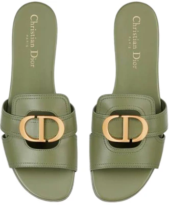 (W) Dior 30 Montaigne Slide 'Hijau' KCQ266VEA_S63H Purchase (W) Dior 30 Montaigne Slide 'Hijau' KCQ266VEA_S63H
