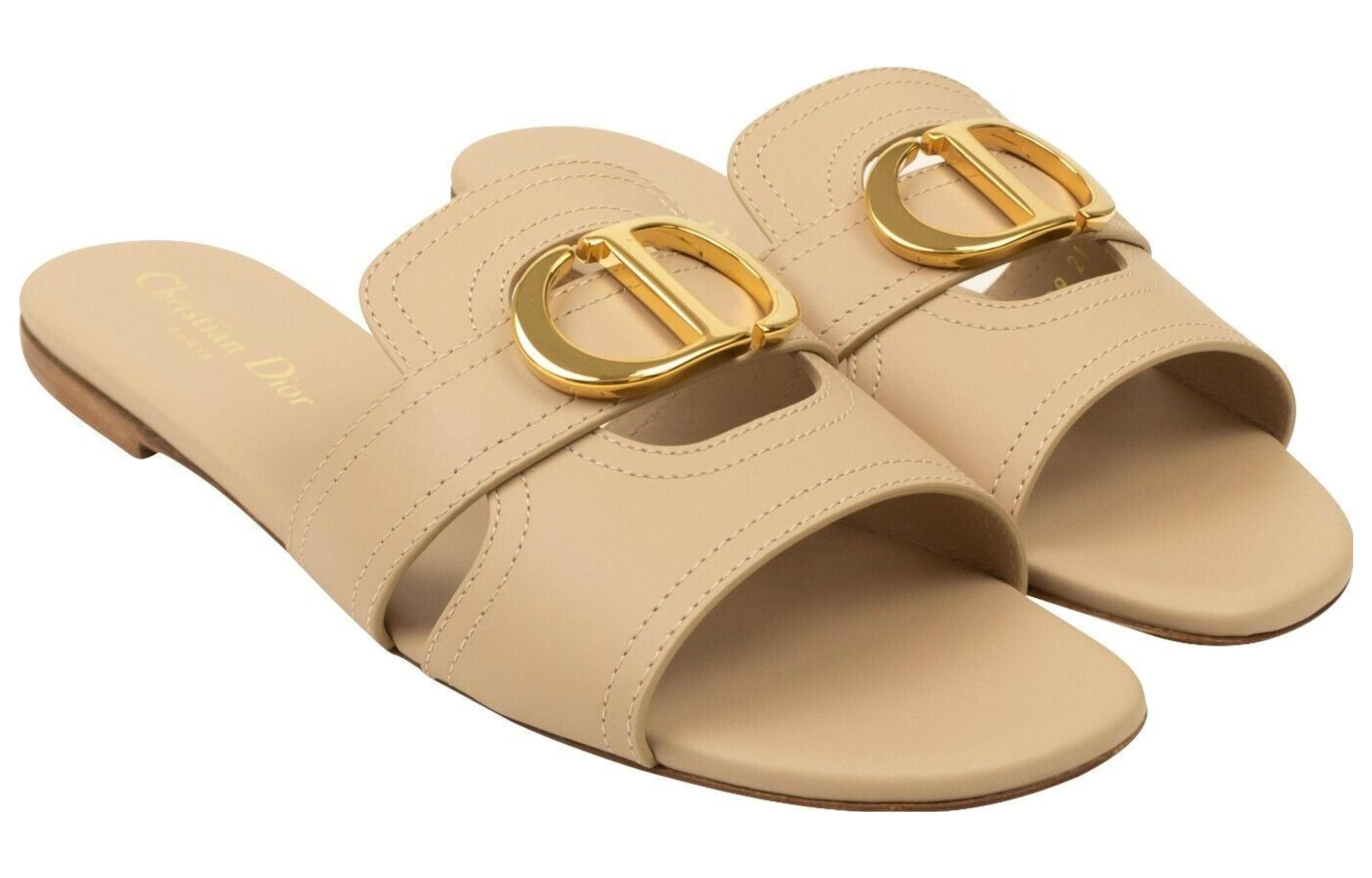 Shop (W) Dior 30 Montaigne Slide ''Nude Beige'' KCQ266VEA_S11U