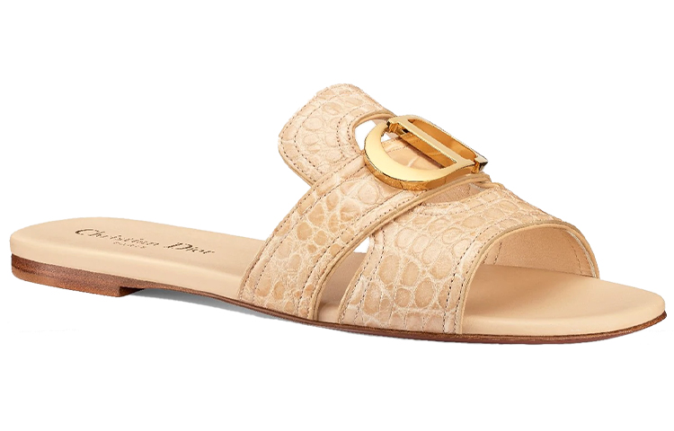 Order (W) 디올 30 몽테뉴 슬리퍼 (크림) KCQ304CRC_S27U