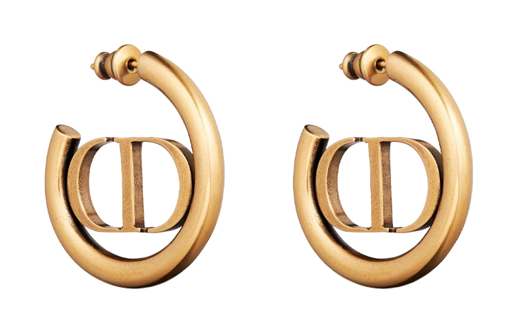 (Women) Dior 30 Montaigne Vintage Gold Hoop Earrings E1285MTGMT-D907 圖 2