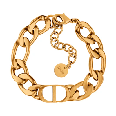 (Women) Dior 30 Montaigne Vintage Letter Bracelet Gold Accessory B1313MTGMT-D907