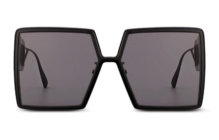Lookbook (W) DIOR 30Montaigne SU 女士大框方形墨鏡 - 黑色 30MTSUR-14A0