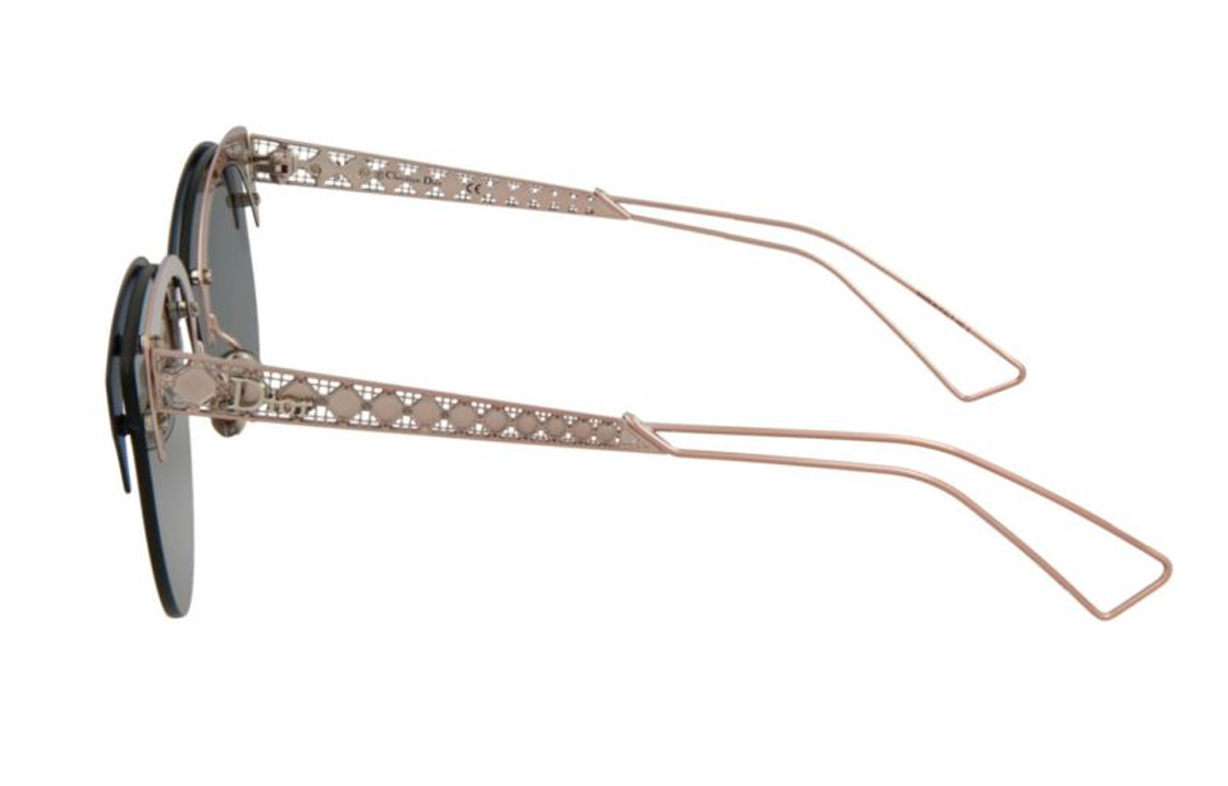 (Women) DIOR  Black Acetate Metal Browline Sunglasses with Logo Detail 10795150 圖 4