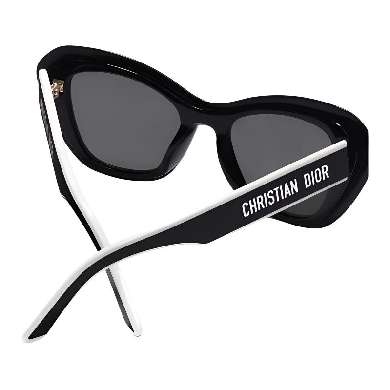 Purchase (W) DIOR 黑色蝴蝶太阳镜，醋酸纤维镜框与装饰性镜腿设计。 DPFCB3UQR_10A0