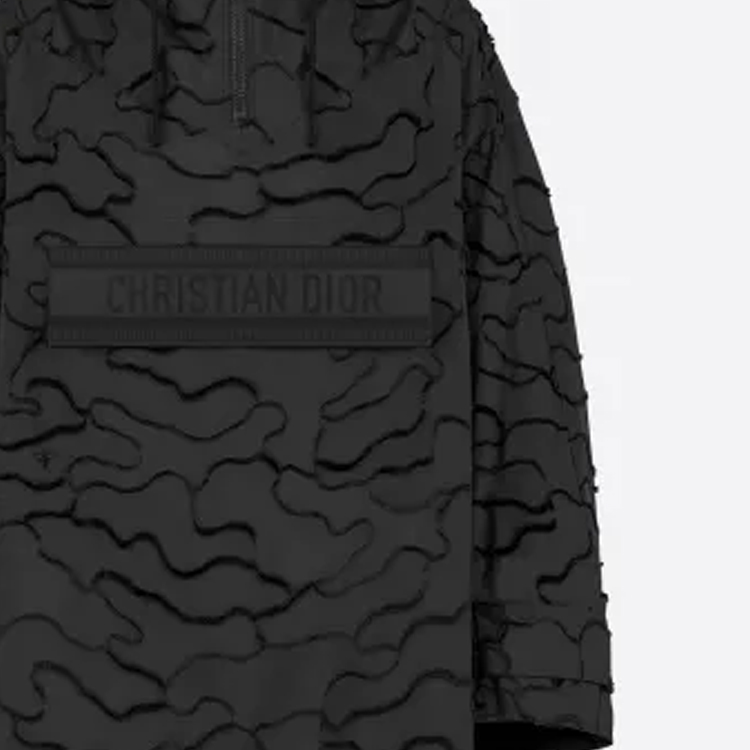 Purchase (W) Chaqueta Acolchada con Capucha Camuflaje Negro DIOR. 017C10A2960-X9000