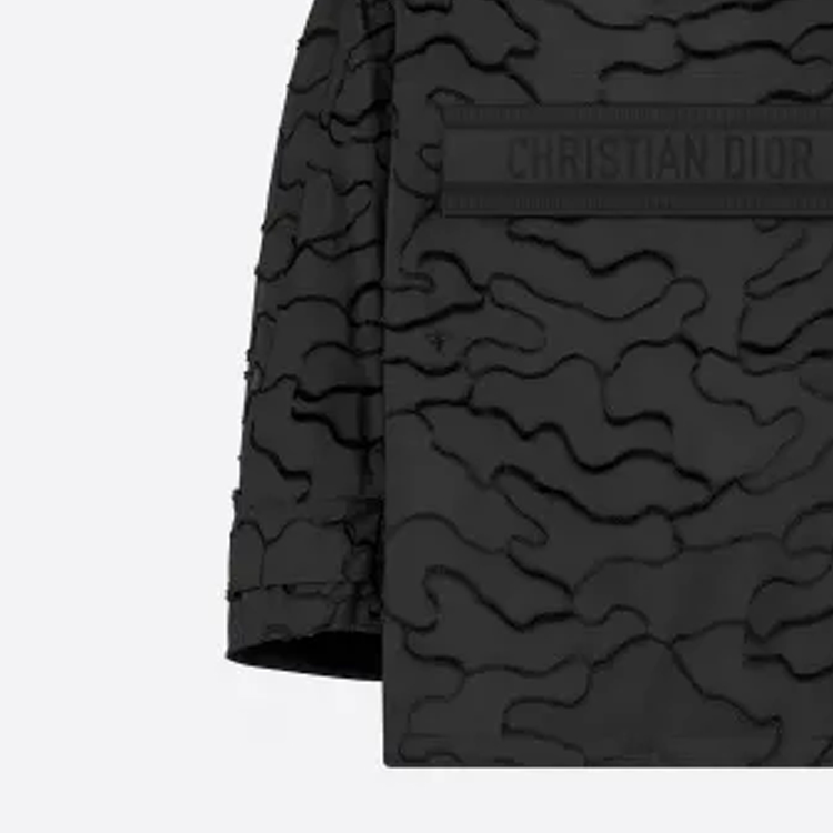 Details for (W) Chaqueta Acolchada con Capucha Camuflaje Negro DIOR. 017C10A2960-X9000