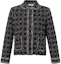 Buy (W) DIOR 黑色棉混纺菱格纹夹克 SS24 424V53AM752-X9101