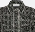 Cheap (W) DIOR 黑色棉混纺菱格纹夹克 SS24 424V53AM752-X9101