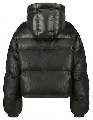 (W) DIOR Jaket Hoodie Hitam Puffer dengan Logo dan Resleting. 147C21A2762-X9000 Lookbook (W) DIOR Jaket Hoodie Hitam Puffer dengan Logo dan Resleting. 147C21A2762-X9000