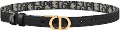 Order (W) Cinturón Dior de Cuero Negro 2cm B0446UWEOM928