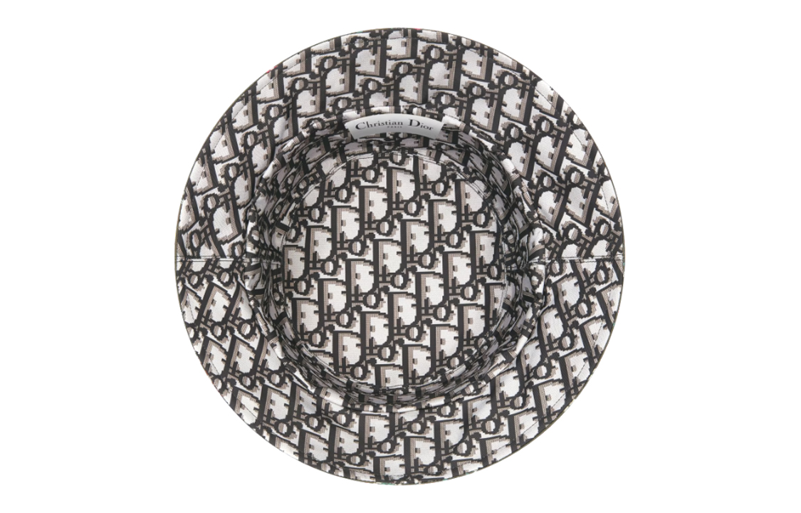 Details for (W) DIOR 블랙 폴리에스터 버킷햇 - 가볍고 스타일리시한 모자 32PFL923I153C940