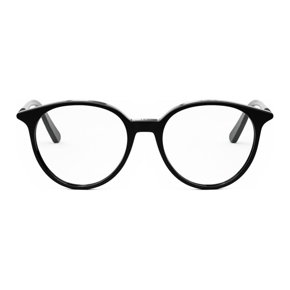 (Women) DIOR  Black Round Optical Glasses with Logo Temples Acetate Frame. MINICDOR5I1100 圖 3