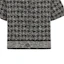 Cheap (W) 디올 블랙 하운드투스 체크 패턴 숏슬리브 크롭 자켓. 424V13AM753-X9330