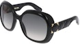 Buy (W) DIOR 黑色太陽眼鏡 - 標誌設計, 抗UV, 不規則鏡框款式。 LADY 9522 R2I 10A1