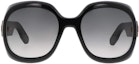 Lookbook (W) DIOR 黑色太陽眼鏡 - 標誌設計, 抗UV, 不規則鏡框款式。 LADY 9522 R2I 10A1