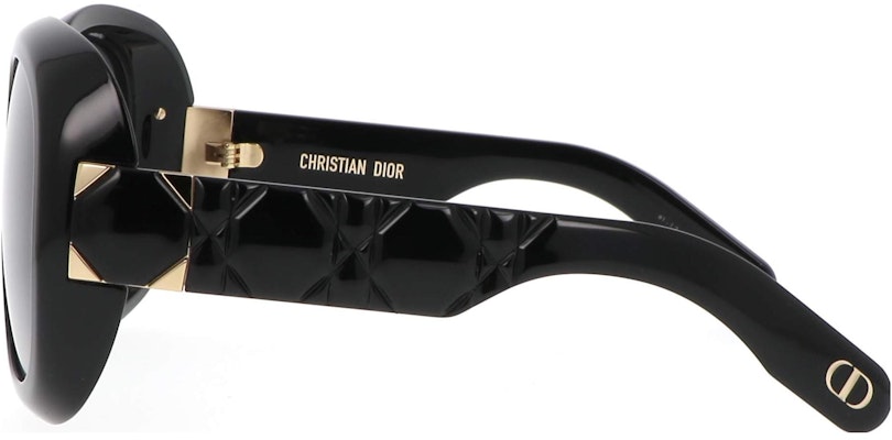 (W) DIOR 黑色太陽眼鏡 - 標誌設計, 抗UV, 不規則鏡框款式。 LADY 9522 R2I 10A1 Shop (W) DIOR 黑色太陽眼鏡 - 標誌設計, 抗UV, 不規則鏡框款式。 LADY 9522 R2I 10A1