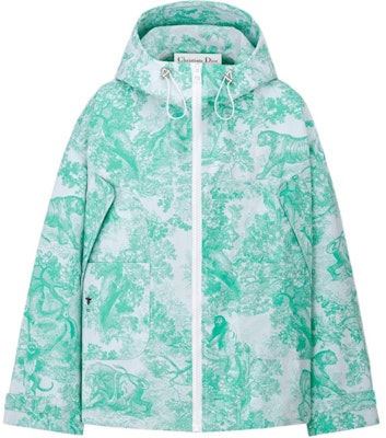 (W) Dior 藍色滿版印花連帽拉鍊寬鬆外套. 447C25A2826-X0864 Order (W) Dior 藍色滿版印花連帽拉鍊寬鬆外套. 447C25A2826-X0864