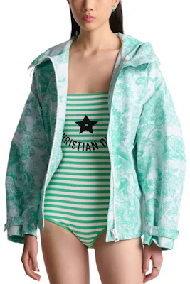 (W) Dior 藍色滿版印花連帽拉鍊寬鬆外套. 447C25A2826-X0864 Shop (W) Dior 藍色滿版印花連帽拉鍊寬鬆外套. 447C25A2826-X0864