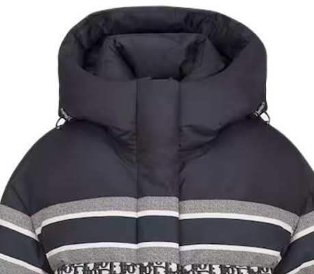 (W) DIOR Hoodie Jaket Biru Full-Zip dengan Full Print Huruf Bergaris. 417C22A2968-X5803 Sizing (W) DIOR Hoodie Jaket Biru Full-Zip dengan Full Print Huruf Bergaris. 417C22A2968-X5803