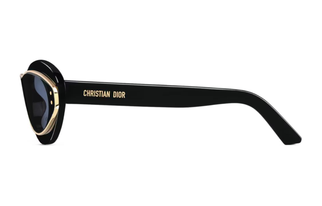 (Women) DIOR  Butterfly Sunglasses Black with Subtle Logo Details DMTRB1IXR 圖 4