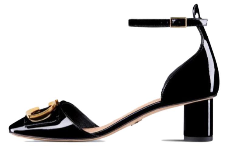(Women) Dior 'C’est Dior' Block Heel High Pump 5cm 'Black' KDV110VNI_S900
