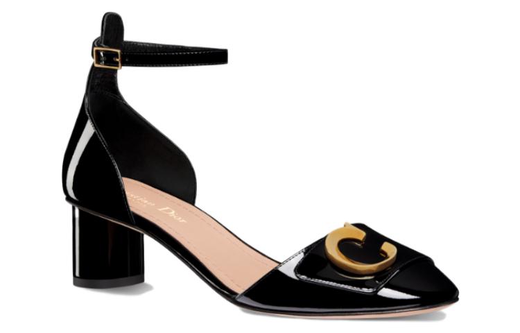 Lookbook (W) Dior 'C’est Dior' Kasut Tumit Blok Tinggi 5cm 'Hitam' KDV110VNI_S900