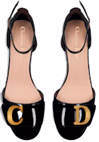 Shop (W) Dior 'C’est Dior' Tacón Ancho Zapato de Tacón Alto 5cm 'Negro' KDV110VNI_S900