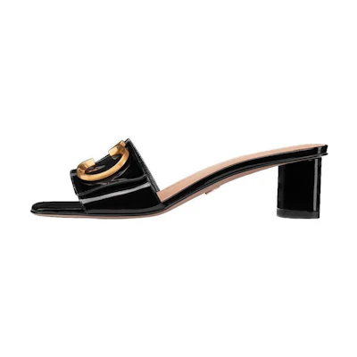 (W) Dior 'C'est Dior Block Heel' High Heels 10cm 'Black CMFT' KCV108VNI_S900