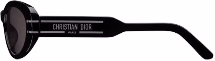 Shop (Women) DIOR Cat-Eye Sunglasses Black Acetate with Engraved Temple Details DSGTB8UXR_14A0