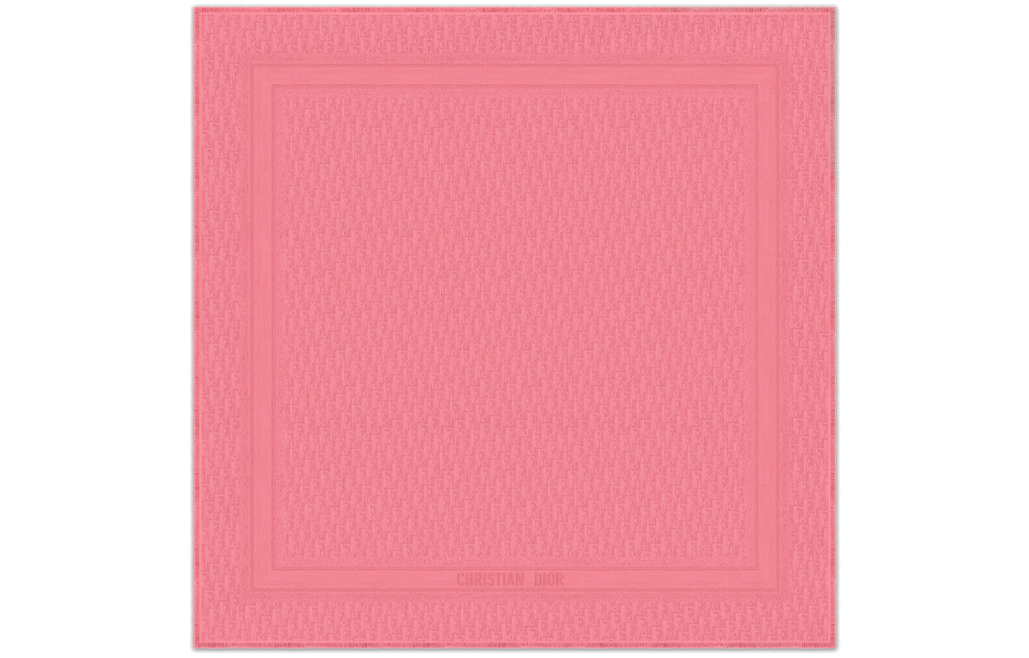 Purchase (W) 디올 클래식 오블리크 패턴 핑크 워밍 숄. 25DOB140I160-C410