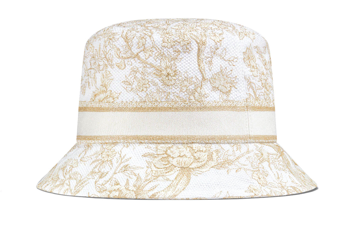 Lookbook (W) 디올 코튼 버킷햇 자수 로고 - 캐주얼 & 스타일리시. 31JAR923X133_CO90