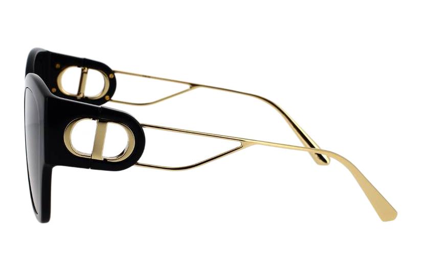 Purchase (W) ディオール エレガント ブラック キャットアイ 合金フレーム サングラス 30MONTAIGNEB2U12a1