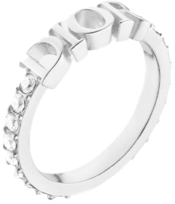 (W) Cincin DIOR Elegan Kristal Metal - Perak R1009DVOCY-D009 Order (W) Cincin DIOR Elegan Kristal Metal - Perak R1009DVOCY-D009