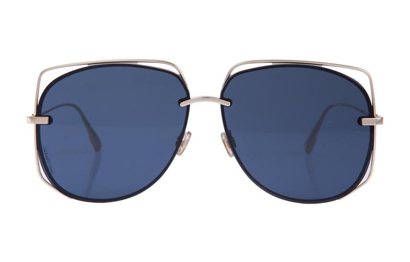 Lookbook (W) Cermin Mata DIOR Aloi Bulat Fesyen - Perak. DIORSTELLAIRE6-202084J5G61A9