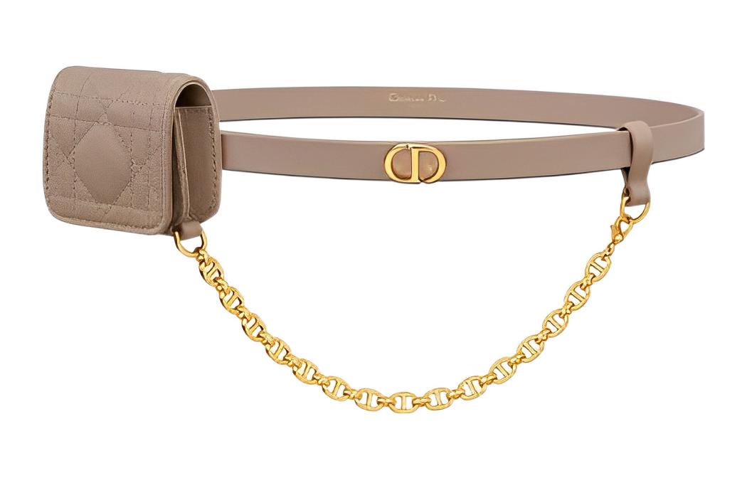 (Women) DIOR  Fashion Smooth Buckle Leather Belt - 1.5cm Width. B0306UBDHM45U