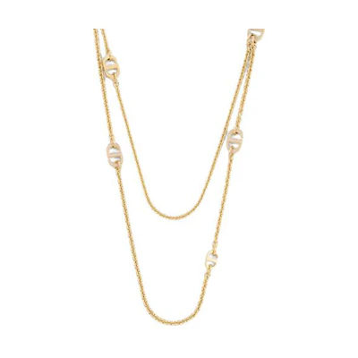(Women) Dior Fashion Vintage Gold Necklace. N2081WOMLQ_D24P