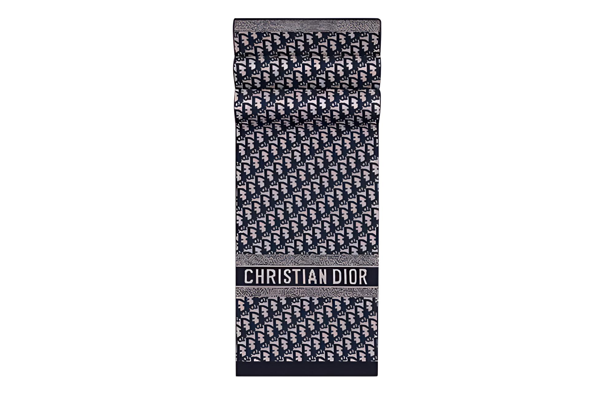 Buy (Women) Dior  Fashionable Comfortable Knit Scarf in Deep Blue 15DOB201I099C540