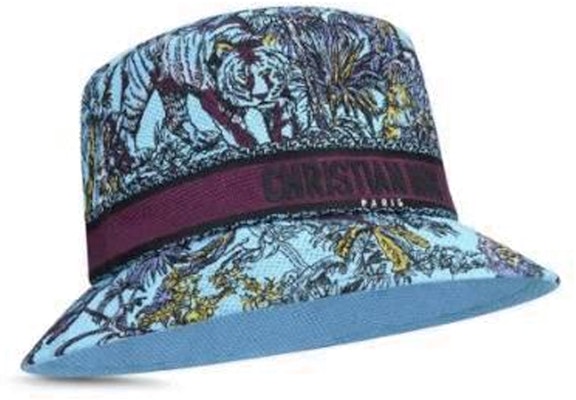 (Women) DIOR Floral Print Bucket Hat - Blue 34TDV923X132C550 Shop (Women) DIOR Floral Print Bucket Hat - Blue 34TDV923X132C550
