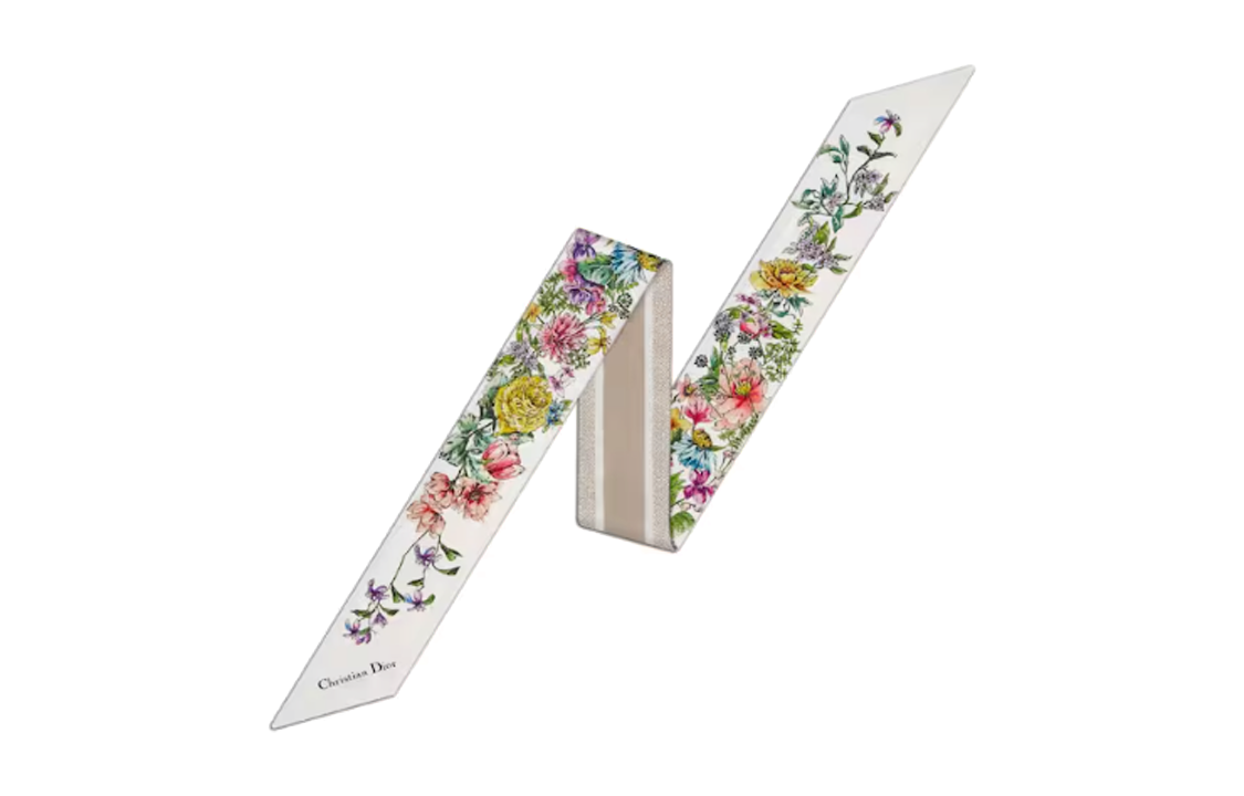 (Women) DIOR  Floral Print Scarf Multicolor. 24FCO106I606_C082 圖 2