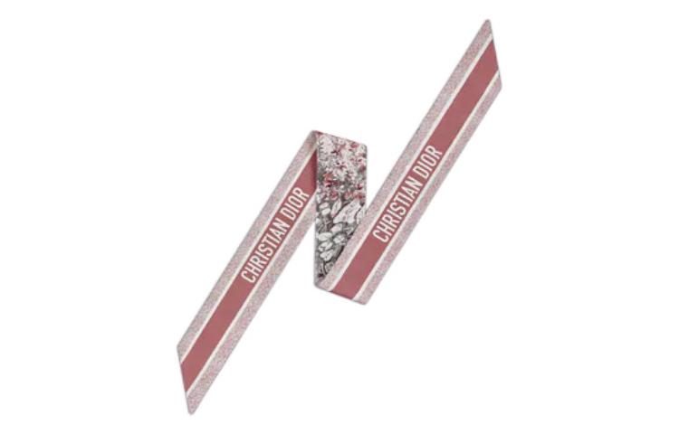 (Women) Dior  Floral Print Silk Scarf - Pink. 31JAM106I620_C420 圖 3