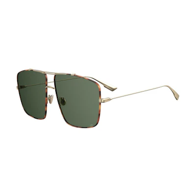 (Women) DIOR Gold Aviator Sunglasses with Slim Temple Design. DIORMONSIEUR22IKO7