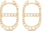Lookbook (W) DIOR 金色耳環搭配金屬鉤與水晶點綴 E2322WOMCYD03S