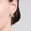 Purchase (Women) DIOR Gold Logo Engraved Metal Earrings. E3366WOMCY