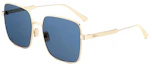 Order (W) DIOR 金色方框太陽眼鏡 CD標誌金屬鏡腳 DCANS1UXR_B0B0