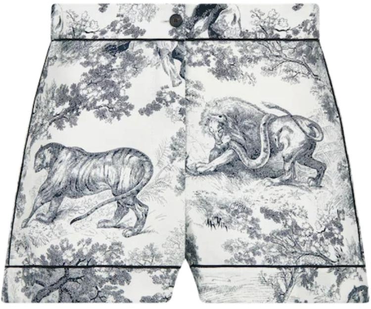 women-dior-grey-animal-print-zip-casual-shorts-111-p36-a6805-x0861