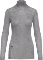 (Women) DIOR Grey Slim Fit High-Neck Knit Sweater 844S86AM115-X8400 (Women) DIOR Grey Slim Fit High-Neck Knit Sweater 844S86AM115-X8400