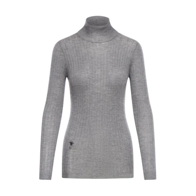 (Women) DIOR Grey Slim Fit High-Neck Knit Sweater 844S86AM115-X8400