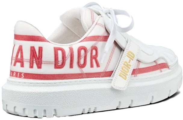 (W) 디올 ID 화이트레드 트렌디 로우탑 스니커즈 KCK309TNT_S24R Lookbook (W) 디올 ID 화이트레드 트렌디 로우탑 스니커즈 KCK309TNT_S24R