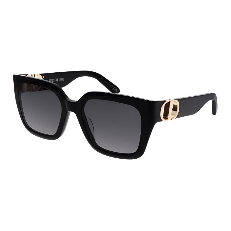 (Women) DIOR  Irregular-Shaped Sunglasses with Letter Logo in Black. 30MONTAIGNES8U